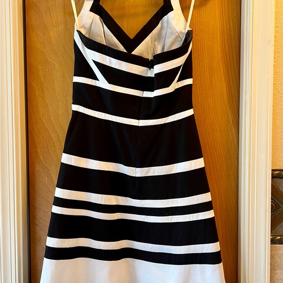 WHBM fit and flare halter dress - Picture 2 of 8